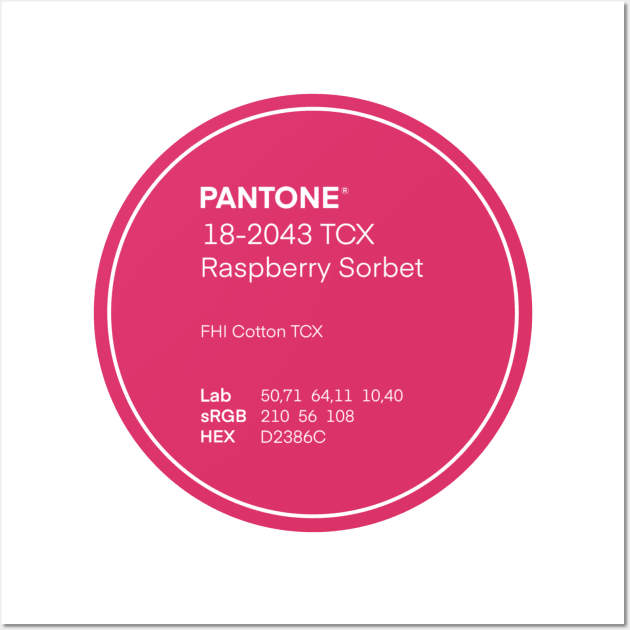 pantone 18-2043 TCX Wall Art by Shirleyy Shop Arts